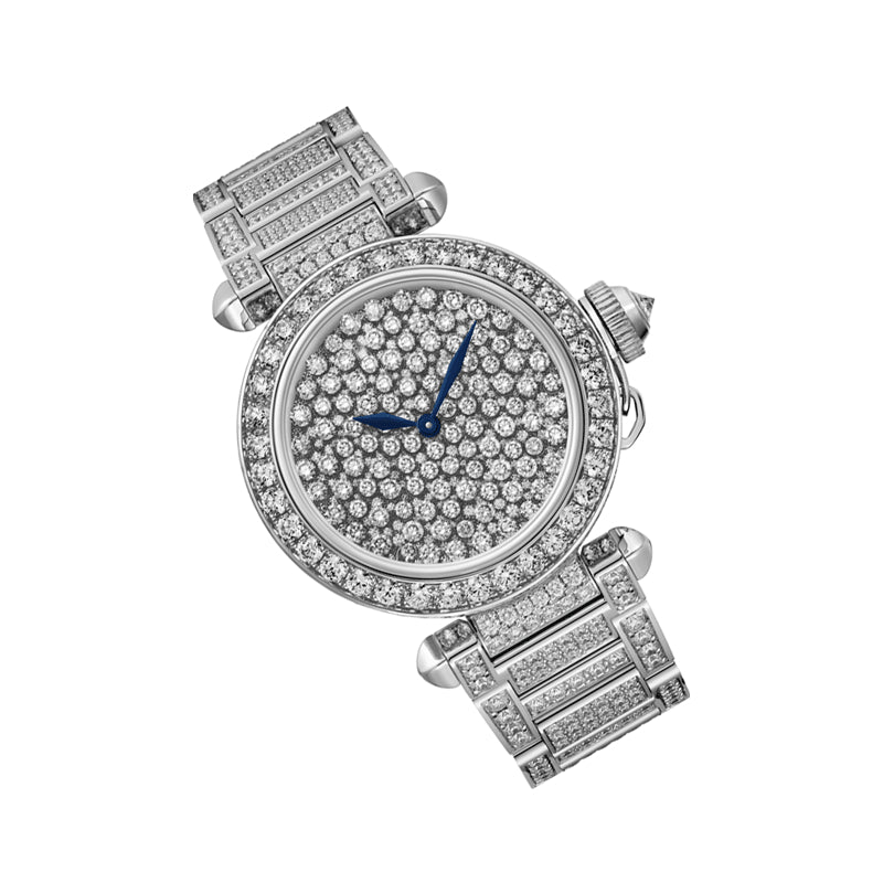 CARTIER PASHA WHITE GOLD & DIAMOND