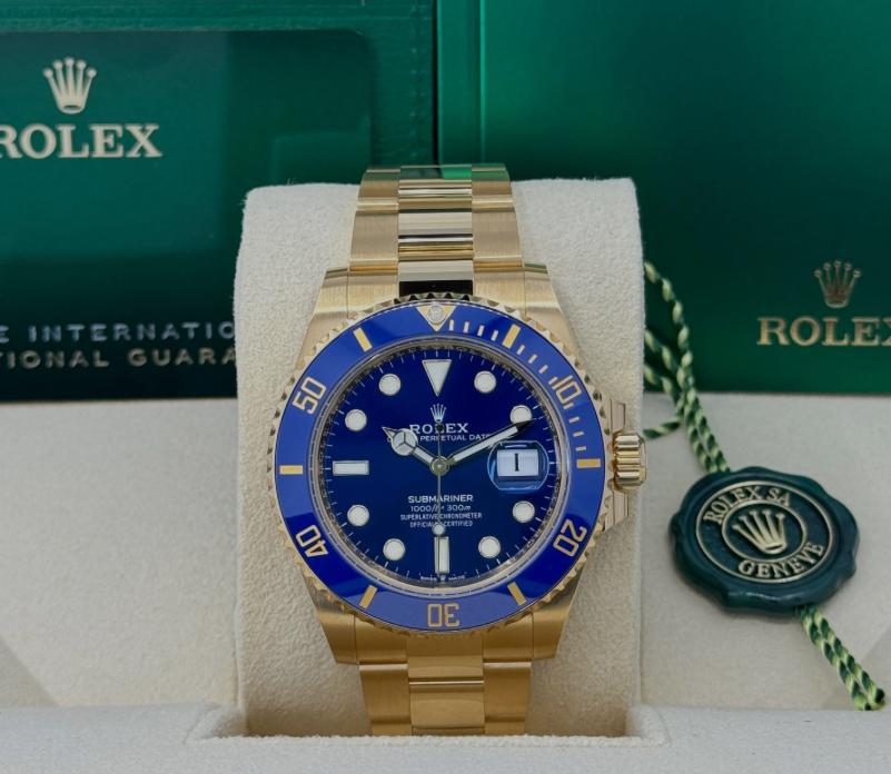ROLEX SUBMARINER FULL GOLD 2024