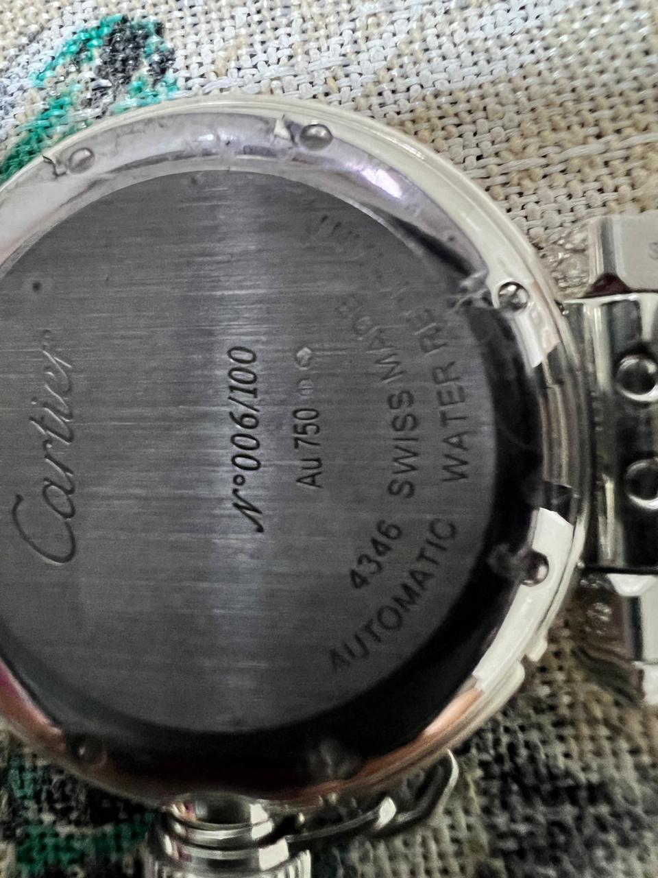 CARTIER PASHA WHITE GOLD & DIAMOND - Imagem 4