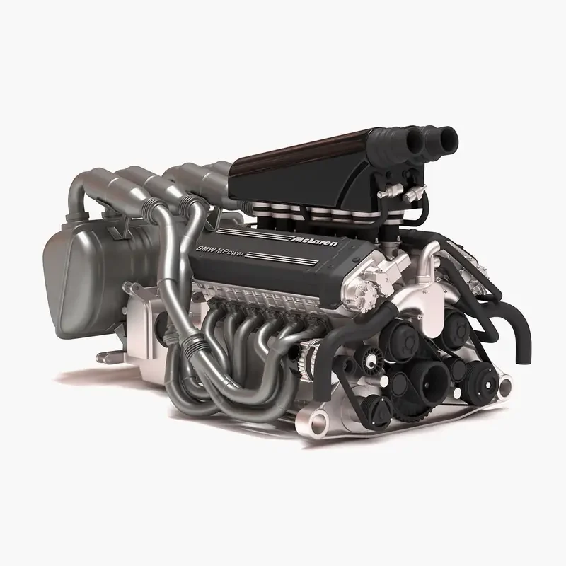 Miniatura Motor McLaren F1 Escala 1:5 Com Expositor em Acrílico