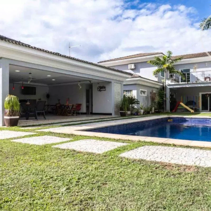 SHIS QL 28| Linda Casa Moderna, 2 Pavimentos, 5 Suítes, Destaque para o Espaço Gourmet- Lago Sul - Brasília/DF