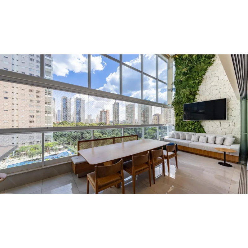 DUPLEX MOBILIADO DE 186 M², LOCALIZADO NA ORLA DO PARQUE FLAMBOYANT