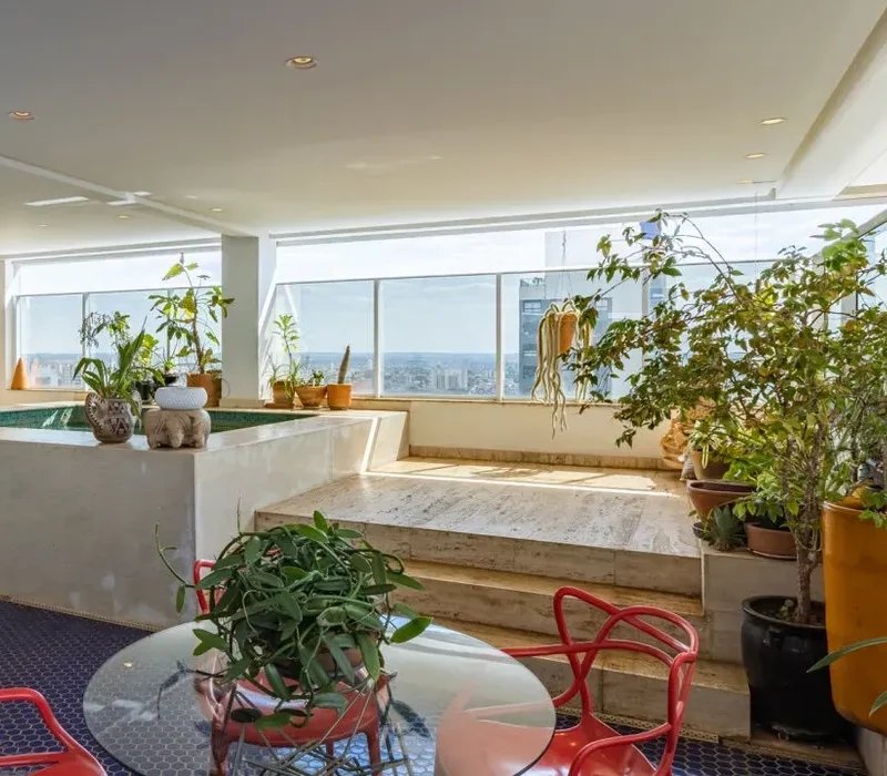 Penthouse Poème Lago das Rosas com 372 m², 3 suítes, 6 banheiros e 4 vagas de garagem, na Alameda das Rosas , Setor Oeste